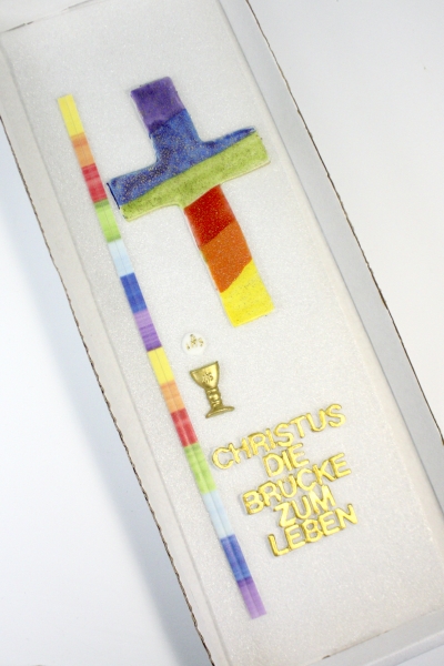 Preview: Kommunion | Bastelset | Nr.108 | Kommunionkerze selber machen | Brücke zum Leben